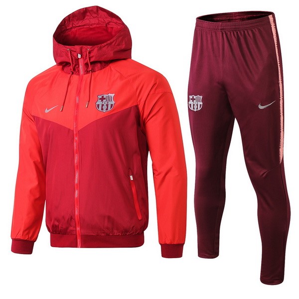 Rompevientos Barcelona Conjunto Completo 2018-2019 Rojo